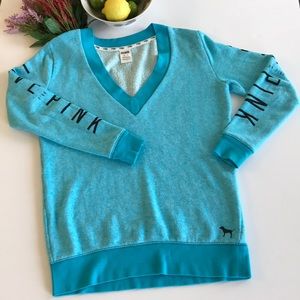 Pink Victoria Secret Size XS Oversized Sweatshirt